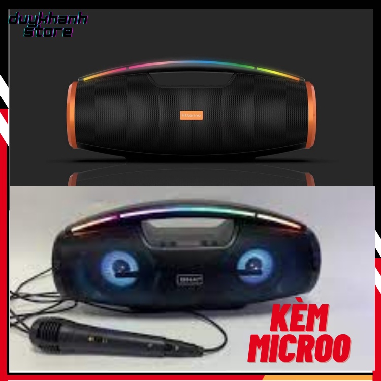 ⚡️[Chính Hãng] Loa Bluetooth⚡️ Karaoke BKK B100 Công suất 20W Kèm Micro Âm Thanh Siêu Đỉnh Pin Khủng Bảo Hành 6 Tháng