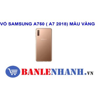 VỎ  LIỀN SƯỜN SAMSUNG A750 ( A7 2018) MÀU VÀNG