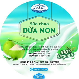 SỮA CHUA DỪA NON