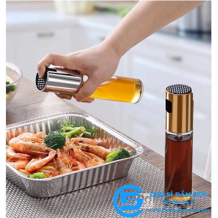 Bình Xịt Dầu Ăn Thủy Tinh, Chai Xịt Dầu Ăn Phun Sương Dùng Cho Nồi Chiên, Salad, Nướng – BAP  G244-BinhXitDau