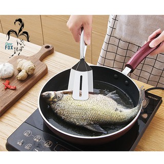 Kẹp xẻng chuyên dụng chiên xào rán bằng thép 304 cao cấp không gỉ, siêu tiện dụng