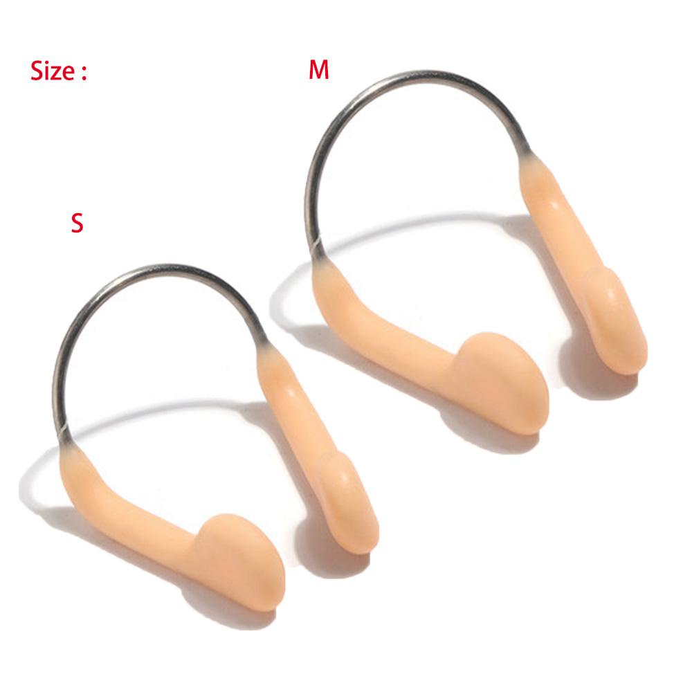 Set 1 / 2 / 3 Kẹp Mũi Bằng Silicon Mềm Bền Không Trơn Không Cần Khoan Màu Nước