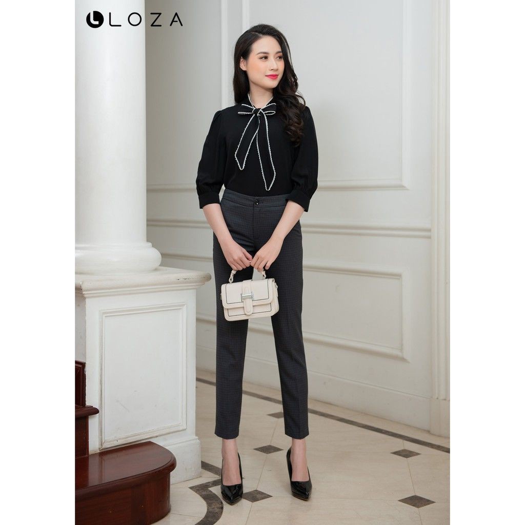 Quần âu công sở cao cấp dáng côn kẻ ô nhí 2020 - LQ3069 LOZA | BigBuy360 - bigbuy360.vn