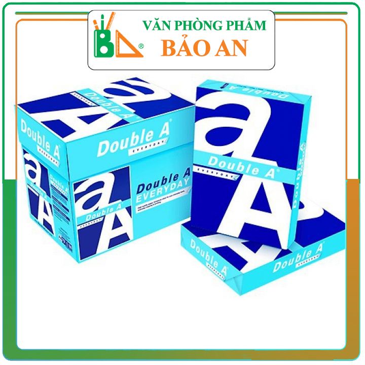 Giấy In Double A A4 70gsm, chuẩn 500 tờ xuất xứ Thái Lan
