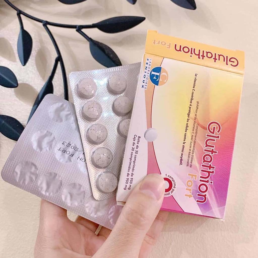 VIÊN NGẬM TRẮNG NỘI ĐỊA PHÁP GLUTATHION-LÀM TRẮNG PHÁP