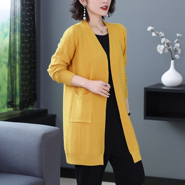 Khoác len cadigan dáng qua mông | BigBuy360 - bigbuy360.vn