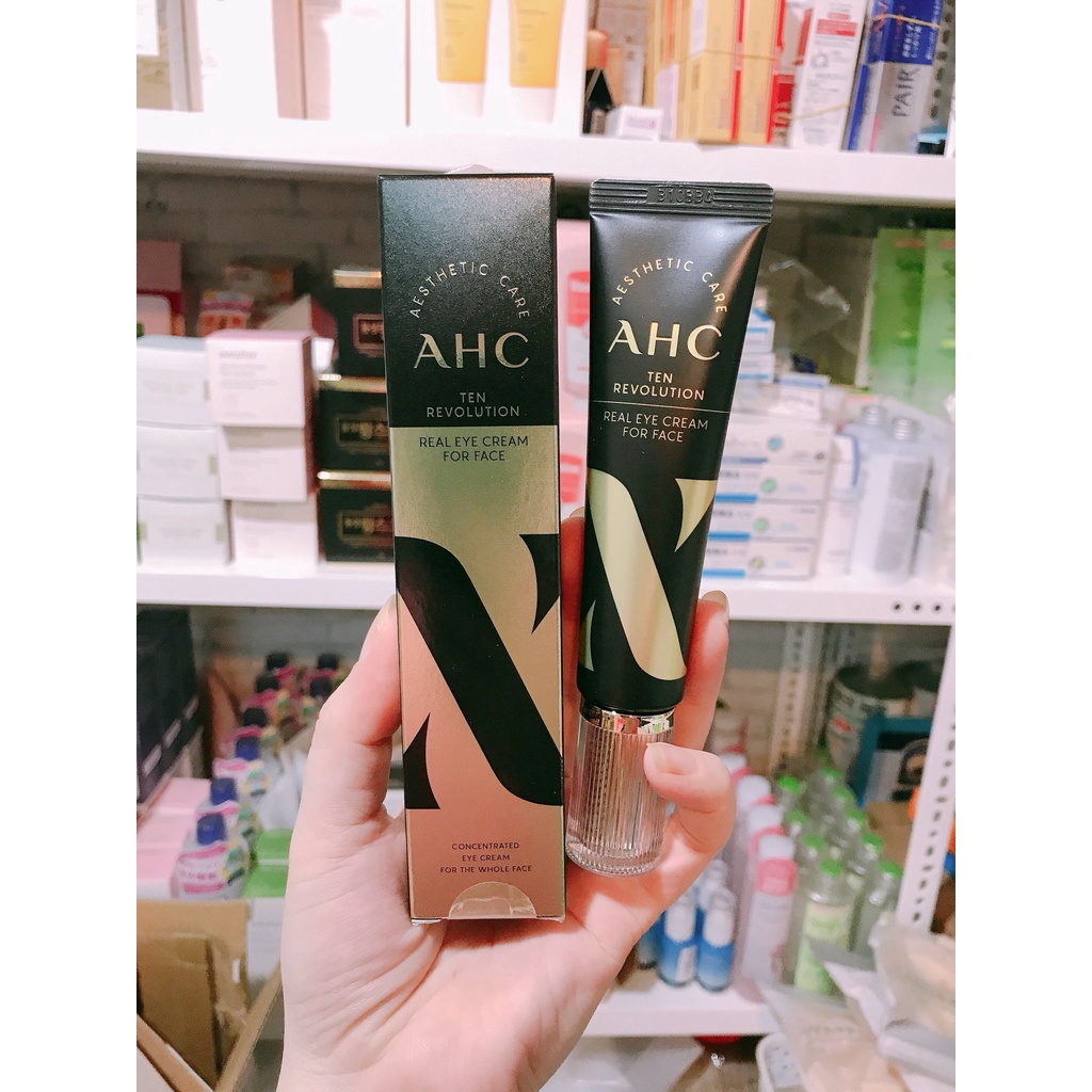 Kem Mắt AHC Ageless Real Eye Cream For Face Vỏ Đen Vàng