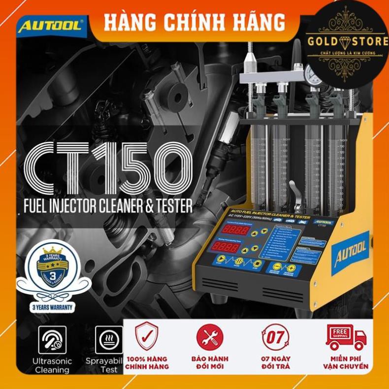 Máy Vệ Sinh Kim Phun Xăng Ô TÔ & XE MÁY ( AUTO TOOL CT-150 )