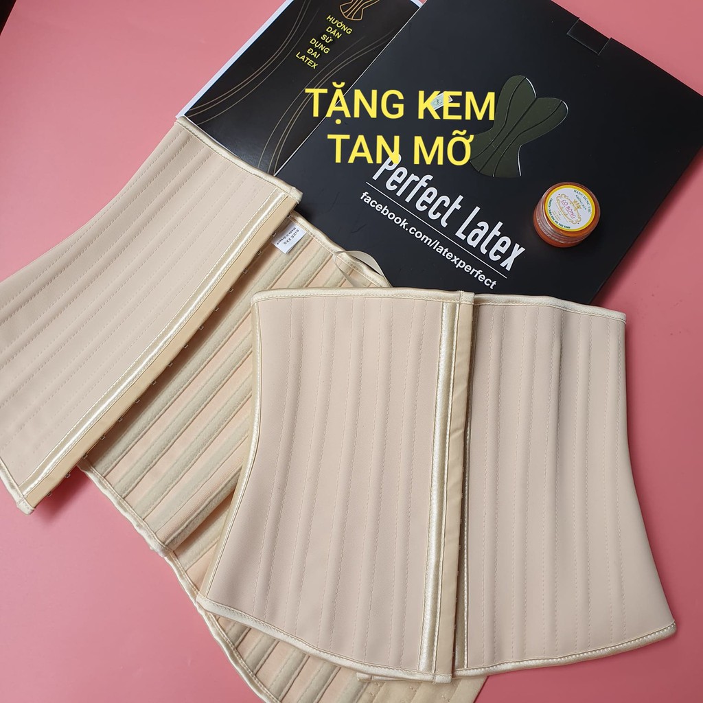 [HÀ NỘI] Đai siết eo, nịt bụng latex 25 xương chuẩn Hy lạp - LS099