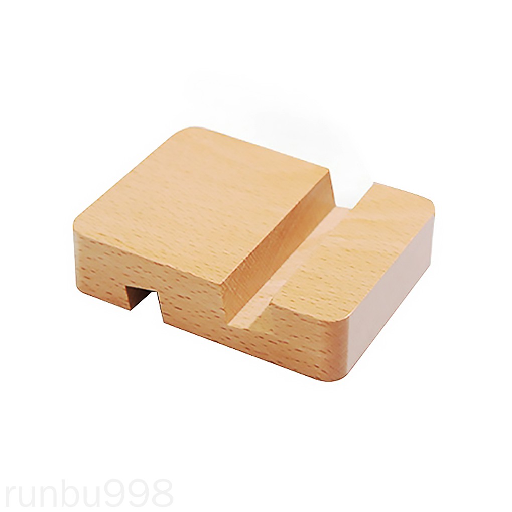 Giá Đỡ Điện Thoại Di Động Để Bàn Bằng Gỗ Thời Trang Sành Điệu Newbu998