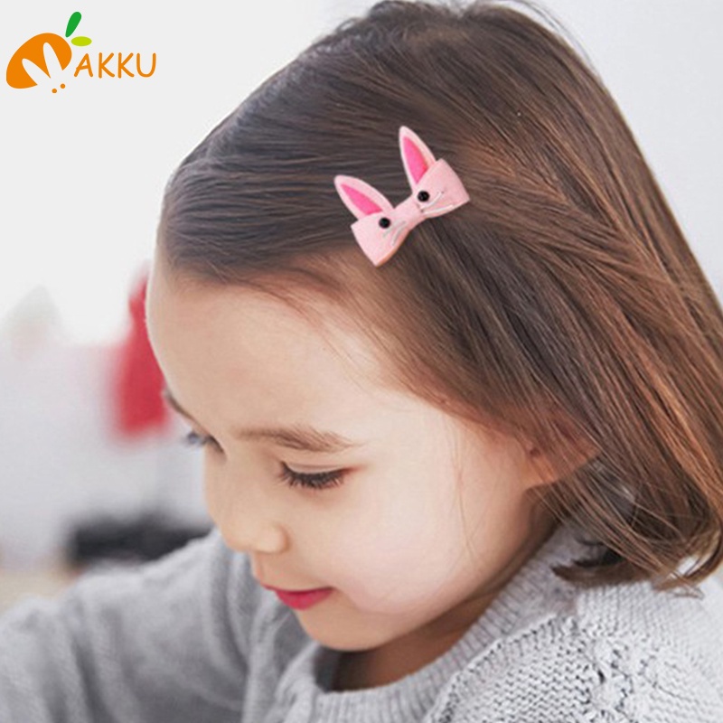 Kẹp Tóc Tai Thỏ Màu Hồng Dễ Thương