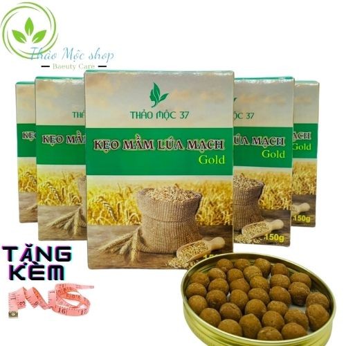 [Freeship+Chính hãng] 5 Hộp Kẹo Mầm Lúa Mạch Gold Thảo Mộc 37 | BigBuy360 - bigbuy360.vn