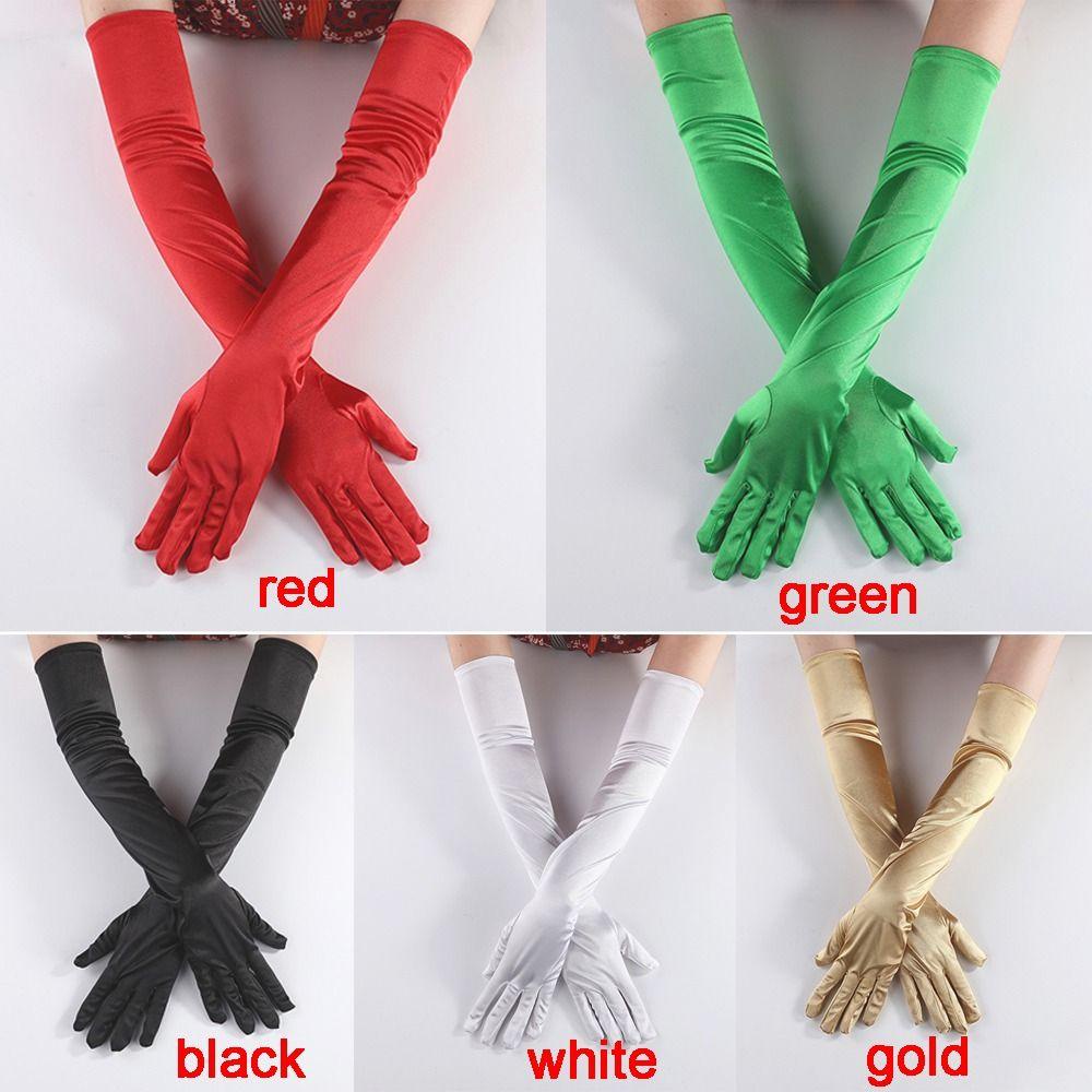 Găng Tay Dài Chống Nắng Dùng Lái Xe / Dự Tiệc Cho Nữ