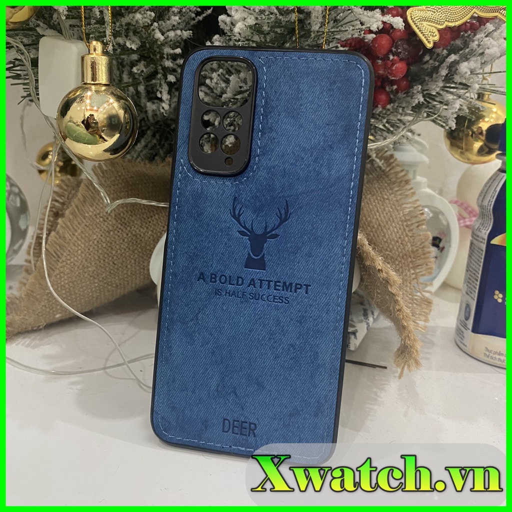 Ốp lưng Vải jean Họa tiết Deer cho Xiaomi Redmi Note 10 Note 10 pro Redmi 10 Note 11 4g 11s Note 11 pro Quốc tế