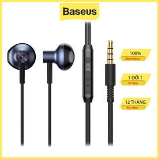 Tai nghe nhét tai jack 3.5mm baseus tai nghe có dây & mic cho ip samsung xiaomi oppo / máy tính bảng / pc / laptop