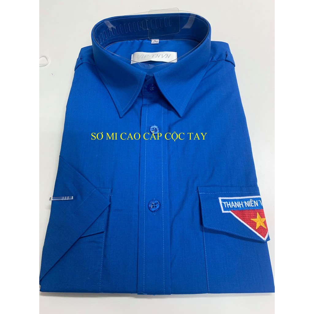 [OCEAN UNIFORM] Áo sơ mi đồng phục nam nữ đoàn thanh niên cao cấp ngắn tay | BigBuy360 - bigbuy360.vn