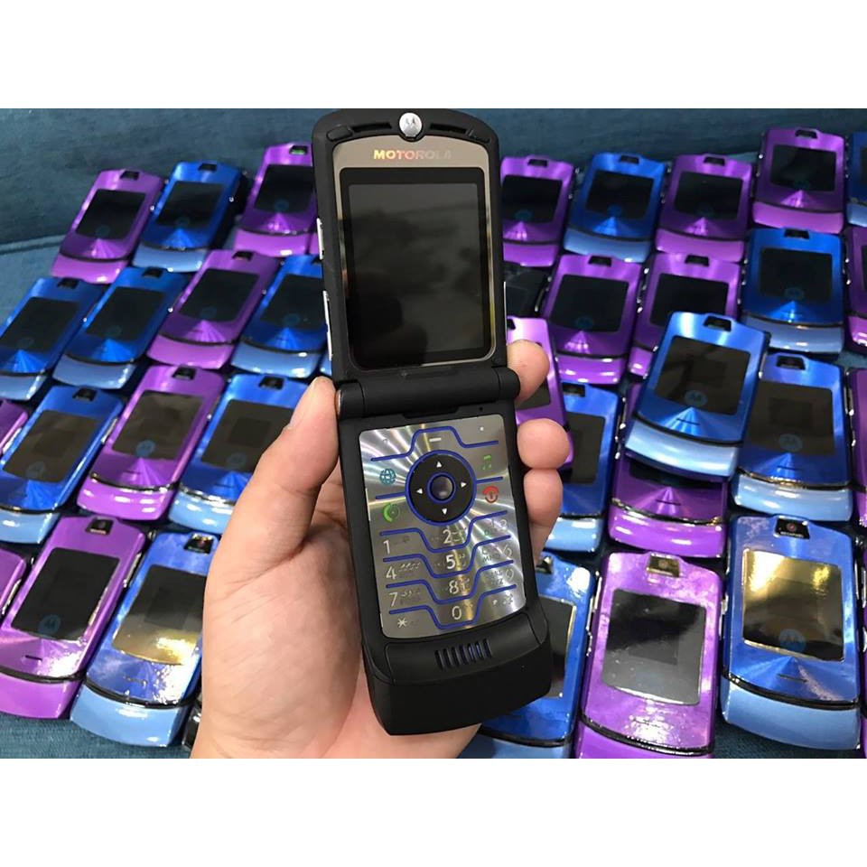  Điện Thoai Nắp Gập Motorola V3i Loại 1 Phím Thép Zin Không Tróc Sơn | BigBuy360 - bigbuy360.vn