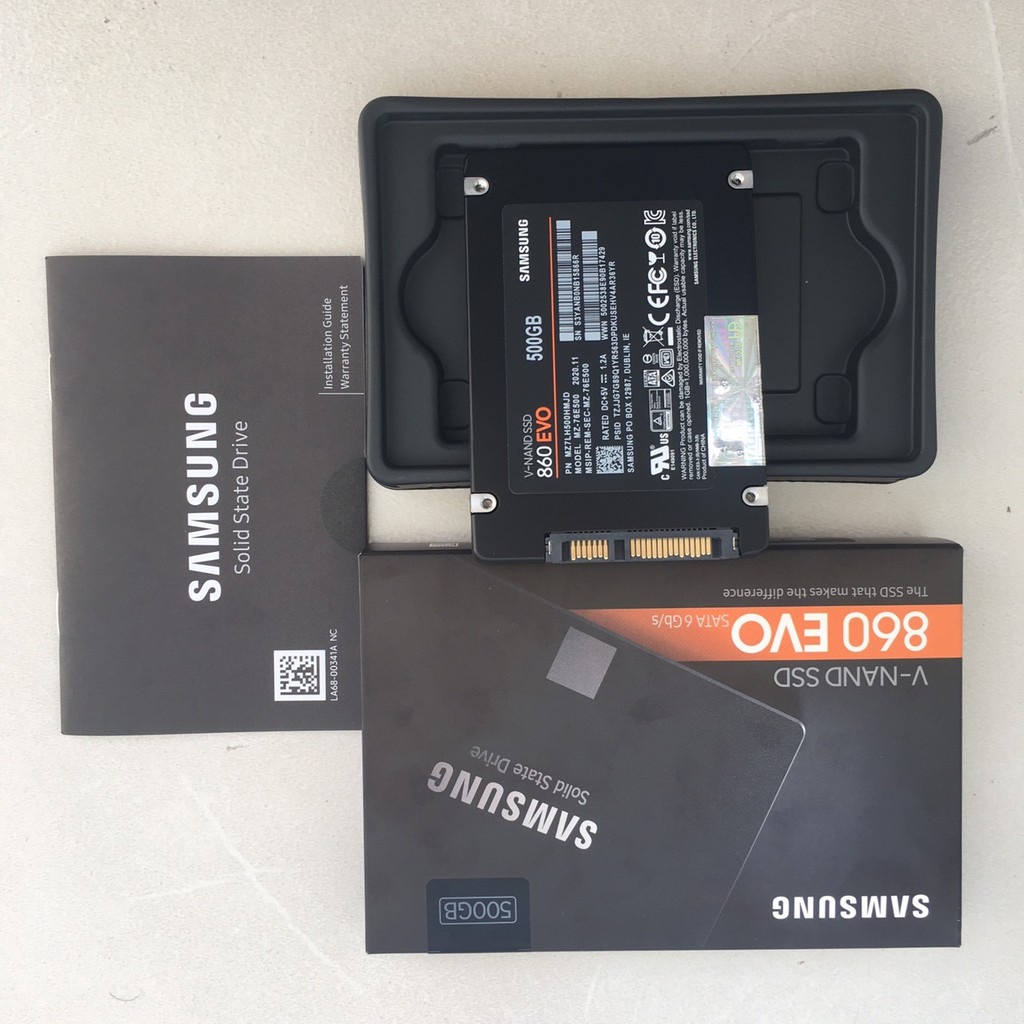 Ổ cứng SSD 500gb Samsung 860 Evo 2.5" SATA 3 MZ-76E500BW - Hãng phân phố