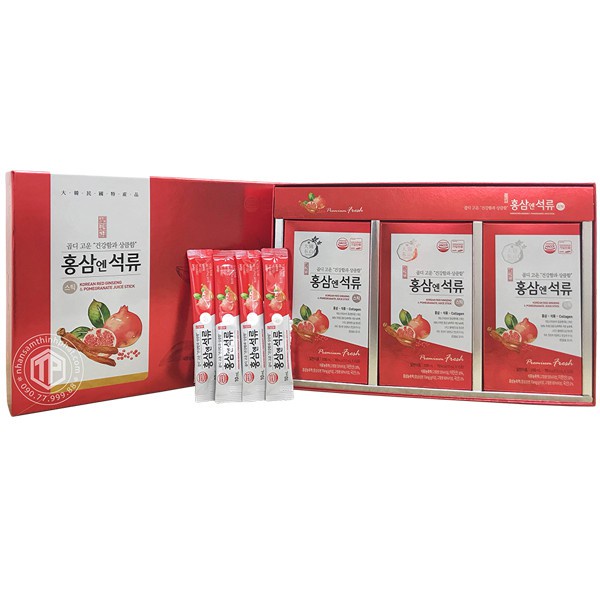 Nước Hồng Sâm Lưu Collagen Hàn Quốc Daedong Hộp 30 gói x 10ml
