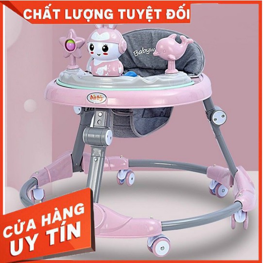 XE TRÒN XOE TẬP ĐI KHUNG SẮT #BABYWALKER