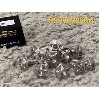 Ốc 4li , 5li , 6li gen nhuyễn dù phay chuẩn inox 304