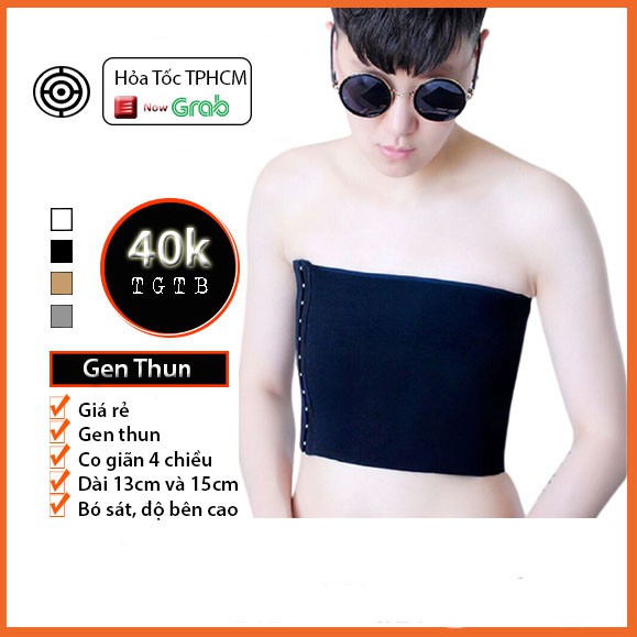 Áo Nịt Ngực Tomboy - Bản Nịt Tomboy ( Gen thun - Không Viền ) 15cm - Bó Sát - Độ Bền Cao