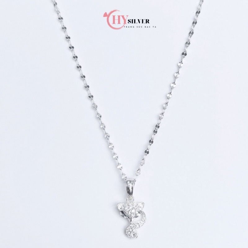 Dây chuyền bạc ta hồ ly dây chuyền cáo bạc thật giá rẻ vòng cổ nữ