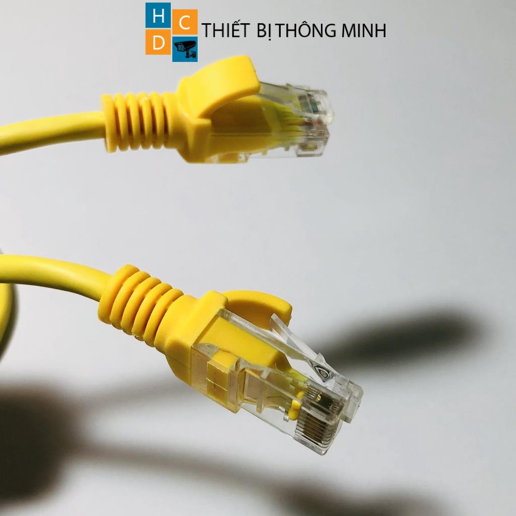 Dây cáp mạng bấm sẵn 1m dùng kết nối internet cho máy tính, camera, mạng wifi