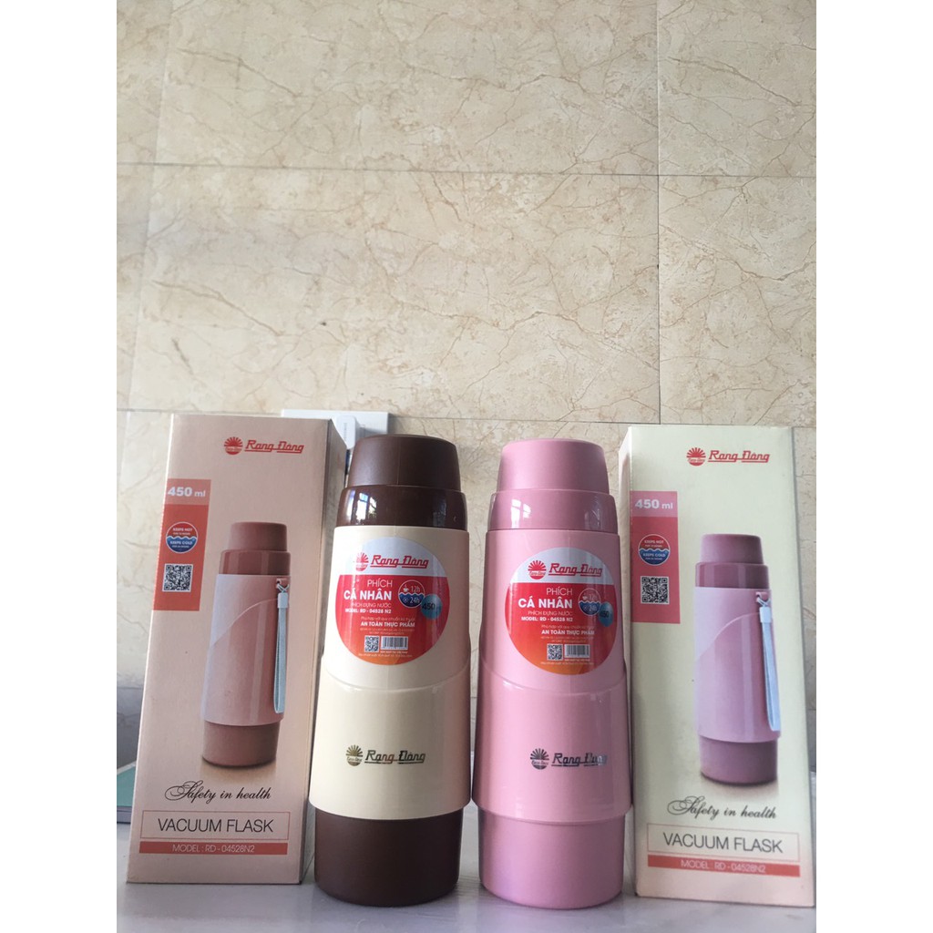 PHÍCH GIỮ NHIỆT RẠNG ĐÔNG  450ml RD 04528N2 Rạng Đông  - PHA SỮA CHO TRẺ, BÉ MANG THEO ĐẾN TRƯỜNG, DÙNG NHÂN VIÊN