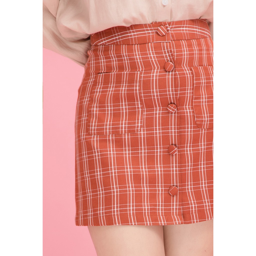 [Mã WABRLOW5 giảm 15% đơn 300K] Chân váy A khuy dọc JAW0186 - 92Wear | BigBuy360 - bigbuy360.vn