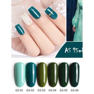 Sơn Gel AS màu xanh (mã GS) | chai nắp đỏ hàng chính hãng