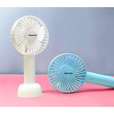 Quạt Mini Fan Có Pin Sạc Cầm Tay Tuỳ Chỉnh 3 Cấp Độ Siêu Mát Hàn Quốc,Quạt sạc cầm tay mini có chân đế,Quạt Cầm Tay Mini