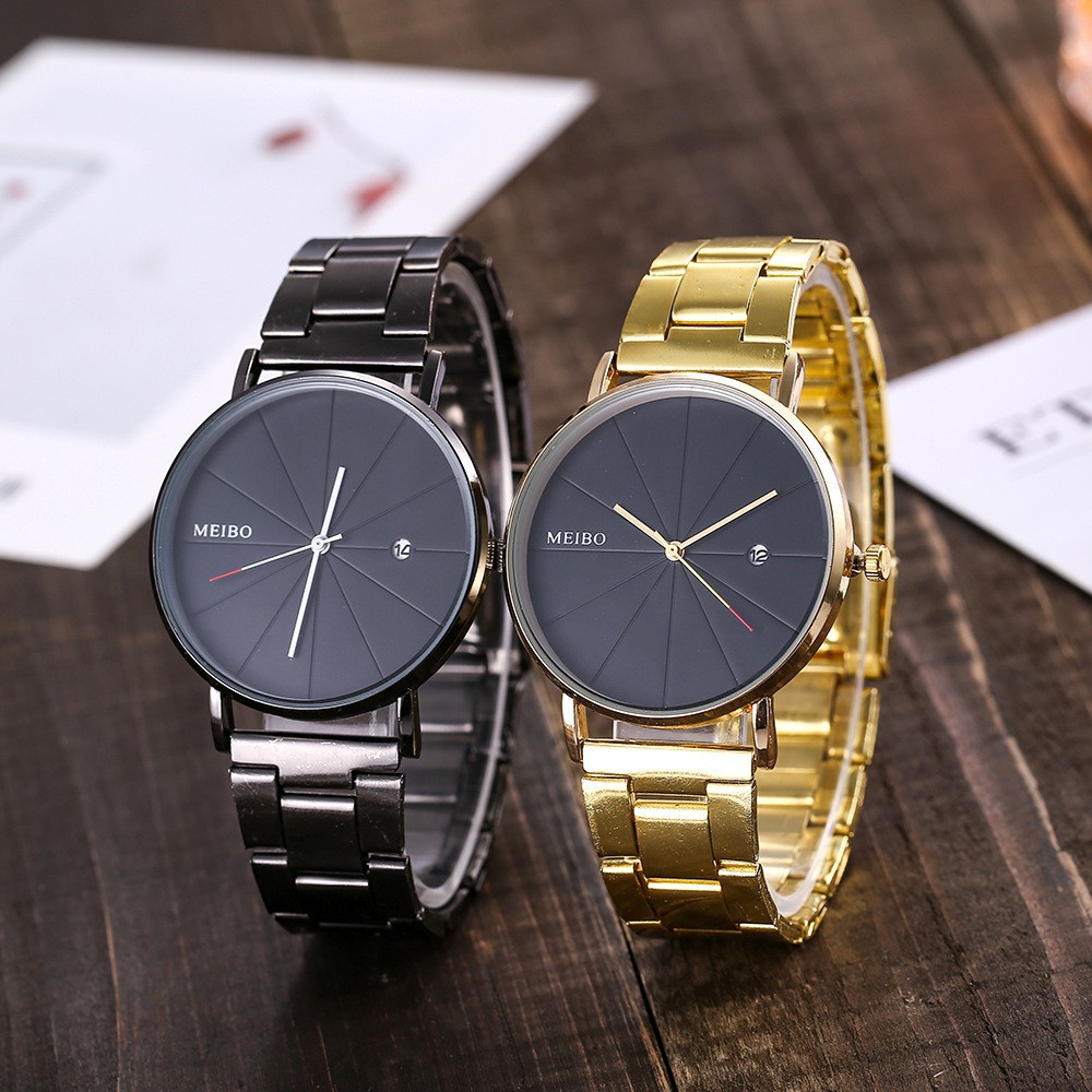 Đồng Hồ Quartz Mb43 Chạy Kim Với Dây Đeo Thép Không Gỉ | BigBuy360 - bigbuy360.vn