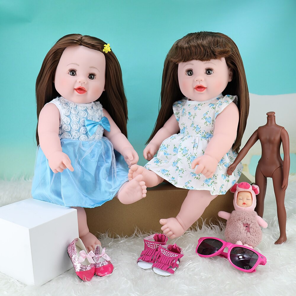 Búp Bê Nhựa Cao Cấp Nathaniel Bé Gái 48 cm - American Girl Doll for European Market 19inch