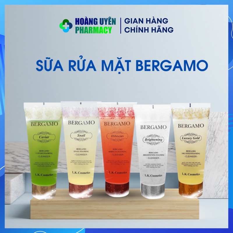 Sữa rửa mặt Bergamo Foaming Cleanser 150ml