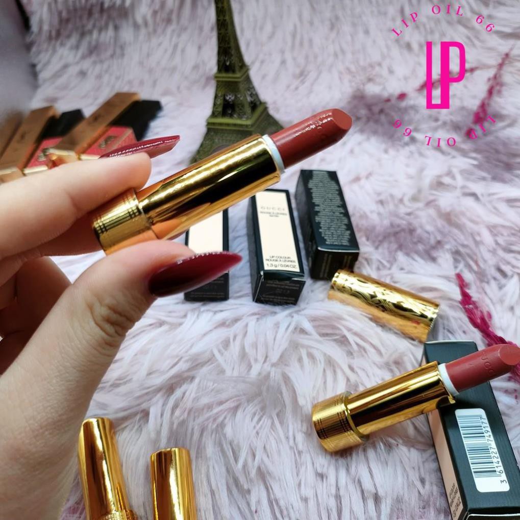 Son Gucci Rouge À Lèvres Satin Lipstick minisize 1.3g son lì pha dưỡng siêu mịn mượt | BigBuy360 - bigbuy360.vn