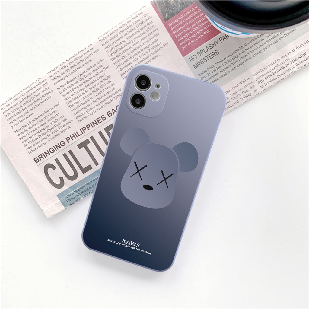 Ốp lưng iphone Kaws Machine cạnh vuông 6/6plus/6s/6splus/7/7plus/8/8plus/x/xr/xs/11/12/13/pro/max/plus/promax