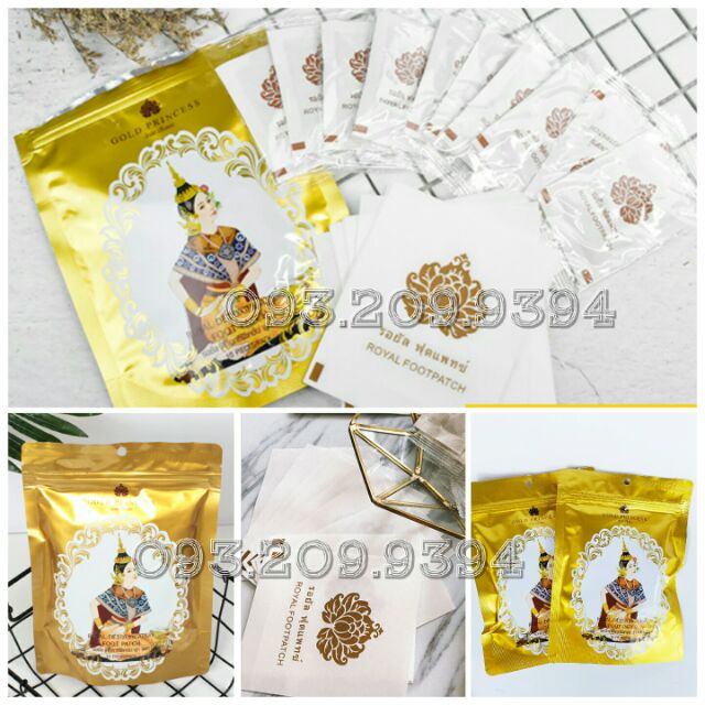 MIẾNG DÁN THẢI ĐỘC GOLD PRINCESS ROYAL THÁI LAN