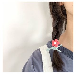 Cột tóc hoa mai nhiều màu