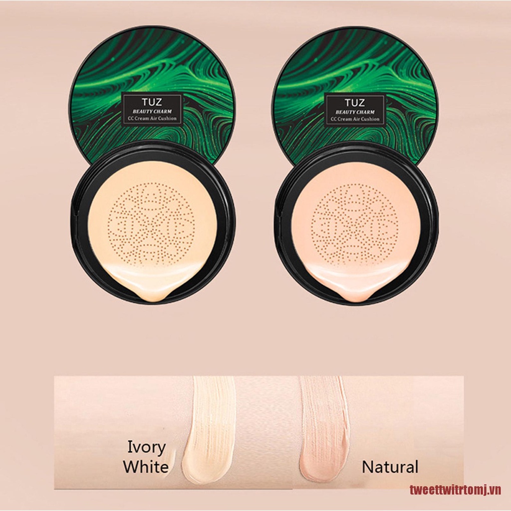 TOMJ Mushroom Head Make Up Air Cushion Moisturizing Foundation Natural BB Cream