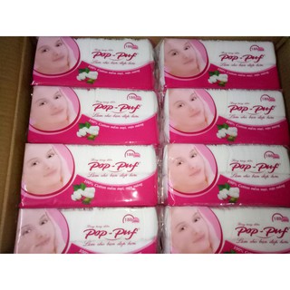 Combo 10 gói Bông trang điểm pop puf ép biên 180 miếng