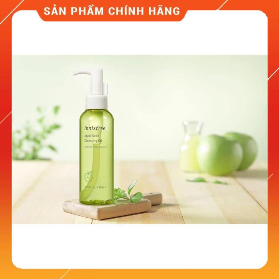 [GIÁ HỦY DIỆT - HÀNG AUTH] Dầu Tẩy Trang Táo Xanh Innisfree Apple Juicy Cleansing Oil