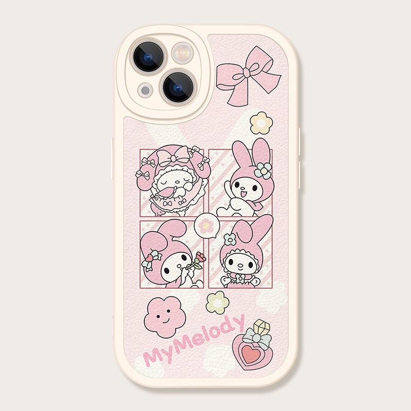 Ốp Điện Thoại Silicon Mềm Chống Sốc Hình kuromi Melody HELLO KITTY Cho IPhone 14 12 PRO 12 mini 11 13 PRO Max Xs Max XR 6 7 8 Plus