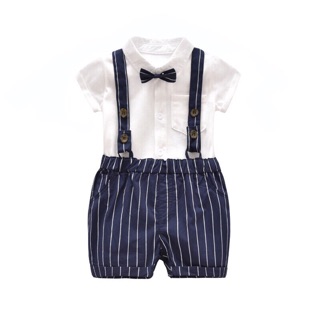 Combo yếm đai kèm body nơ cho bé