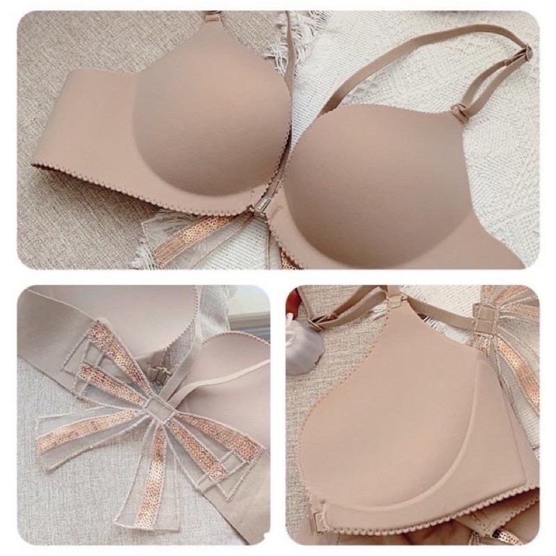 Bộ Đồ Lót ❤️FREESHIP❤️ Bộ Đồ Lót Đúc Su Cài Trước Đệm Vừa Phối Nơ Sau Điệu Đà Trang Storeee | BigBuy360 - bigbuy360.vn