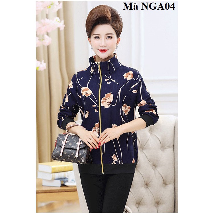 Áo khoác trung niên 1 lớp mỏng nhẹ nhàng - NGA01 NGA02 NGA03 NGA04