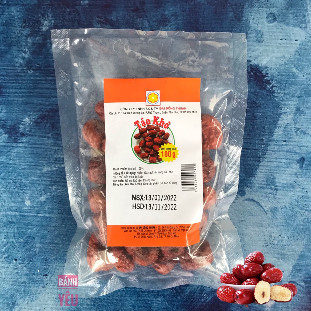 Táo Khô Đại Đồng Thuận gói 100g