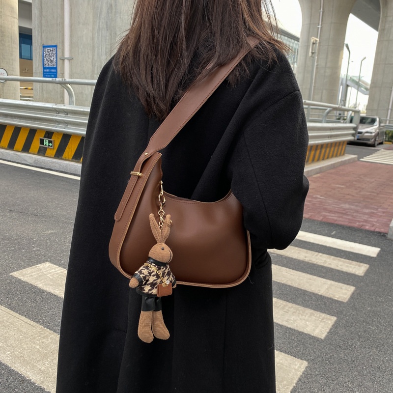 Túi đeo vai hình vuông cỡ nhỏ thời trang retro cho nữ 2021