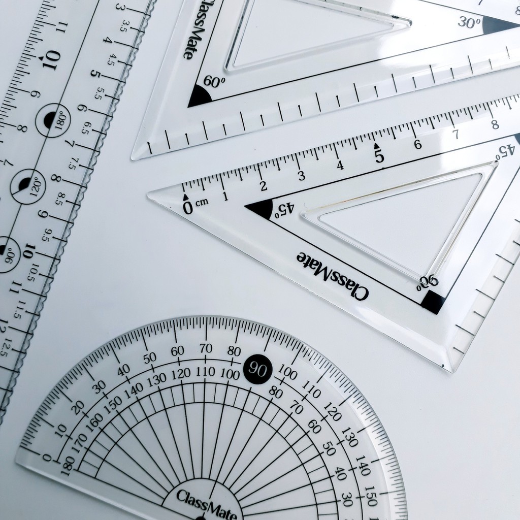Bộ thước eke học sinh Classmate 4 món CL-RS103