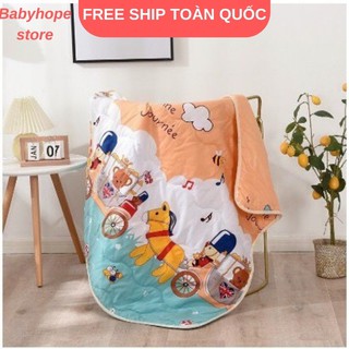 Chăn cho bé mùa thu đông , mền cho bé đắp hè thu đông,chăn Cotton trẻ em